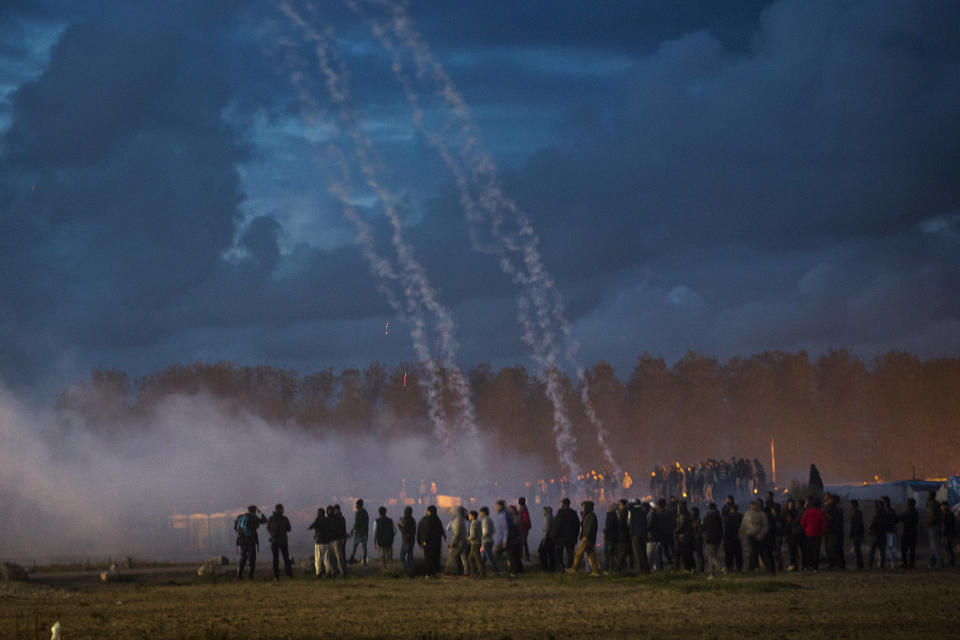 Tear gassing the jungle