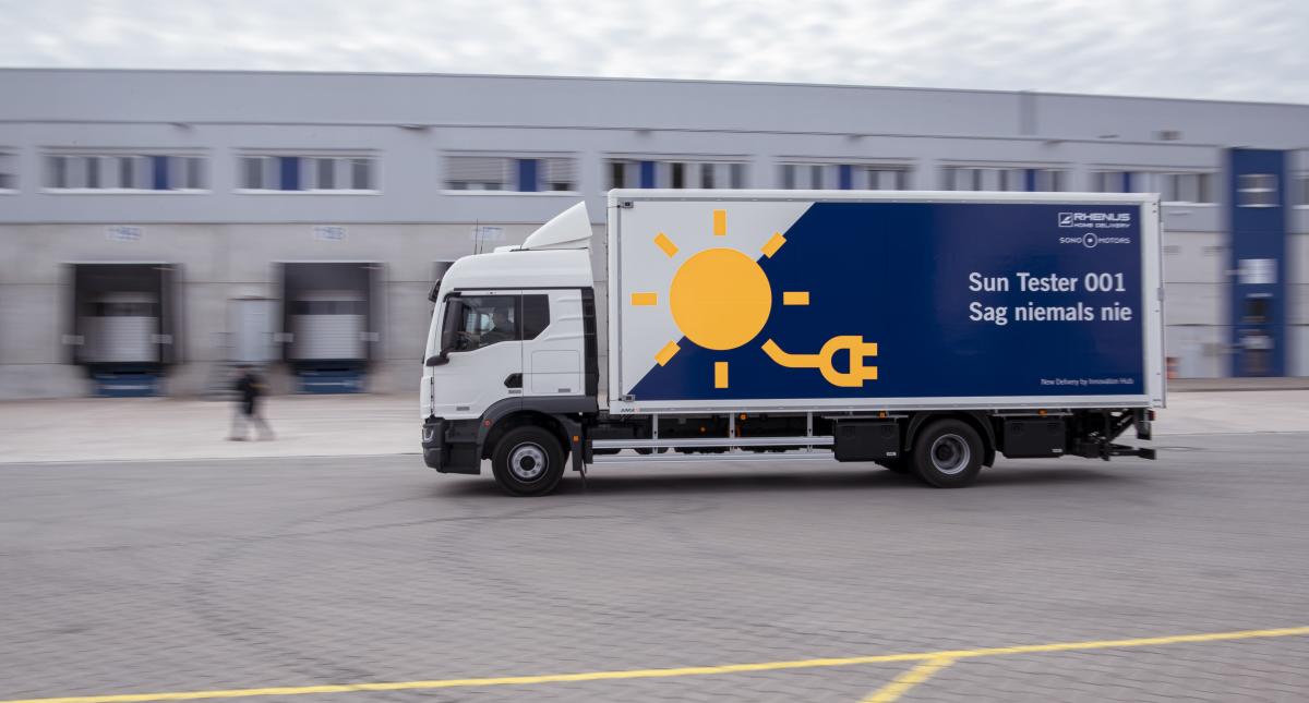 Sono Motors cooperates with logistics service provider Rhenus to optimize solar technology