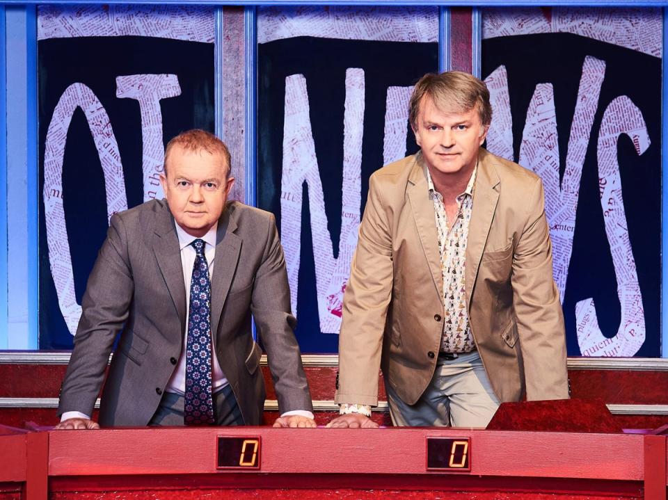 Ian Hislop and Paul Merton, stars of the venerable TV panel show ‘Have I Got News For You’ (BBC/Hat Trick/Ray Burmiston)