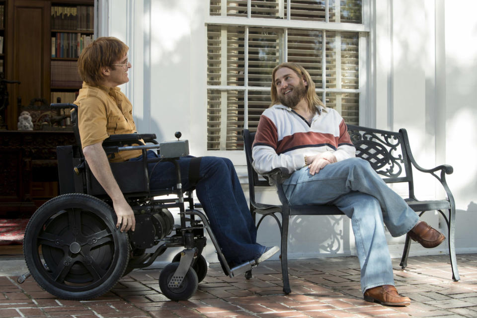 Joaquin Phoenix and Jonah Hill in <i>Don't Worry, He Won't Get Far On Foot</i> (Amazon Studios)