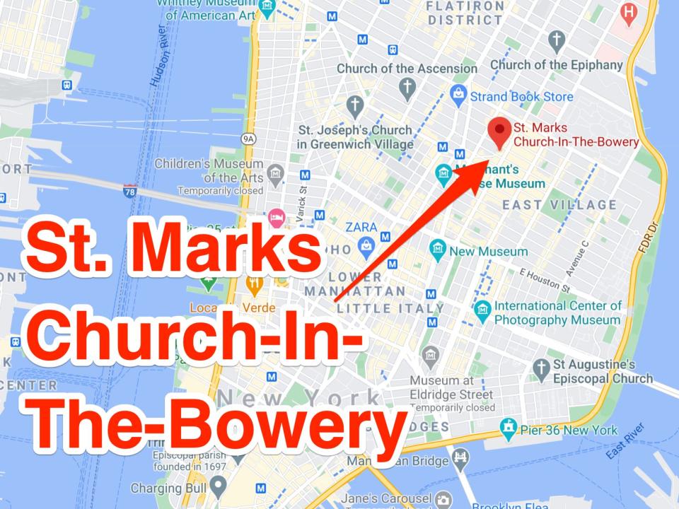 st marks church map