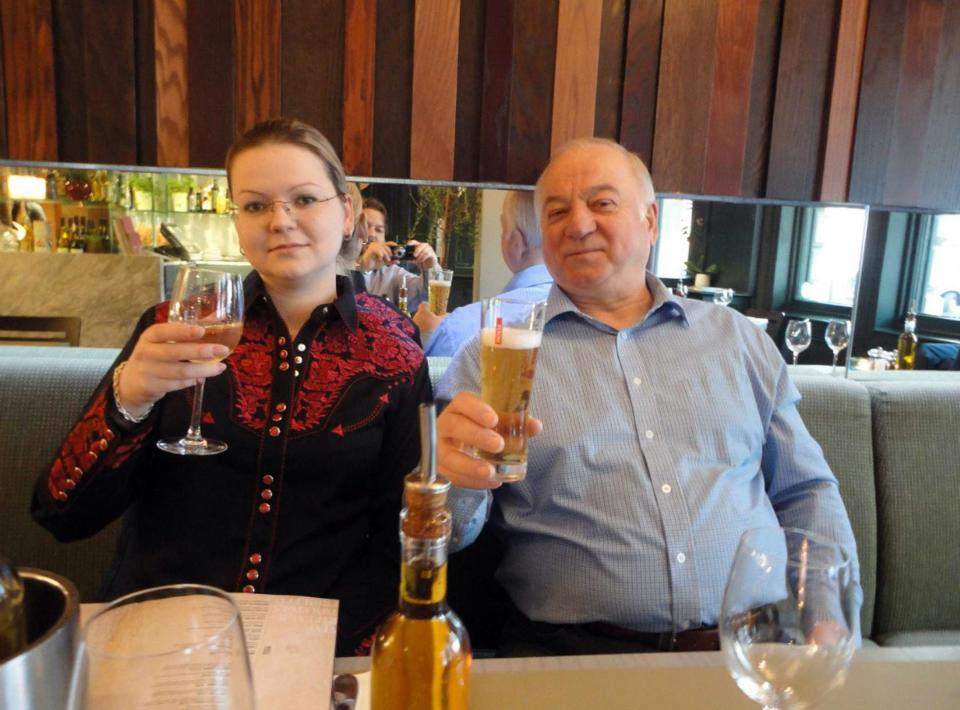 Sergei Skripal and his daughter Yulia (Rex)