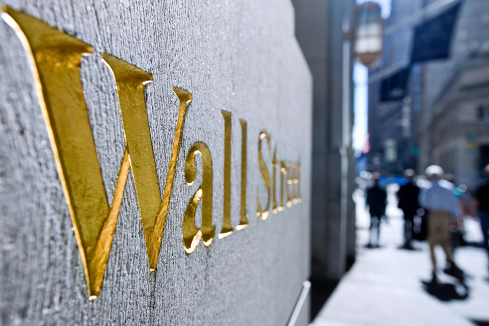 FTSE Wall Street opened lower on Tuesday as investors digested the latest economic data from China. Photo: Getty.