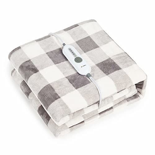 10) WOOMER Electric Heated Throw Blanket