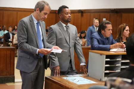 Actor Cuba Gooding Jr. appears in New York State Criminal Court in the Manhattan borough of New York