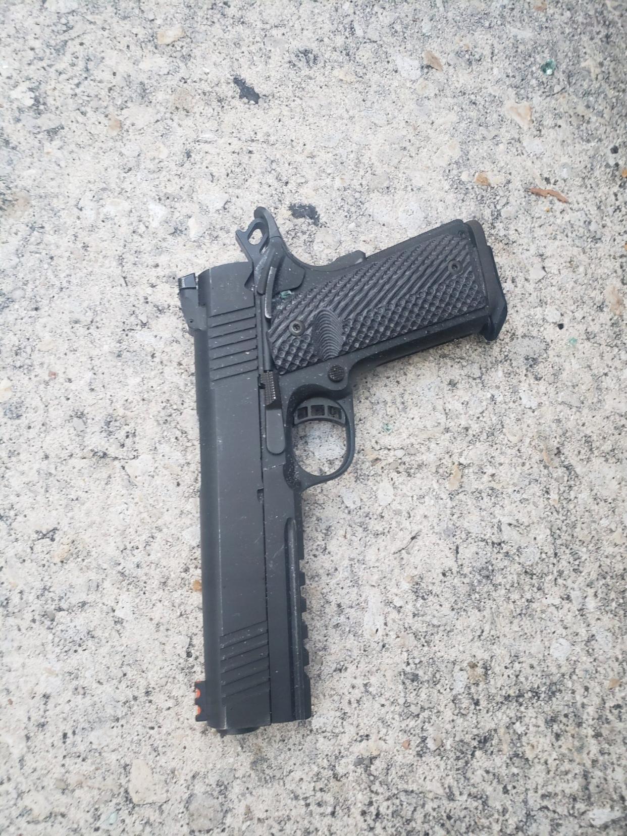 This is the gun that the Jacksonville Sheriff's Office said Zonchez Prince displayed when two officers shot and killed him in Orange Park on Friday.
