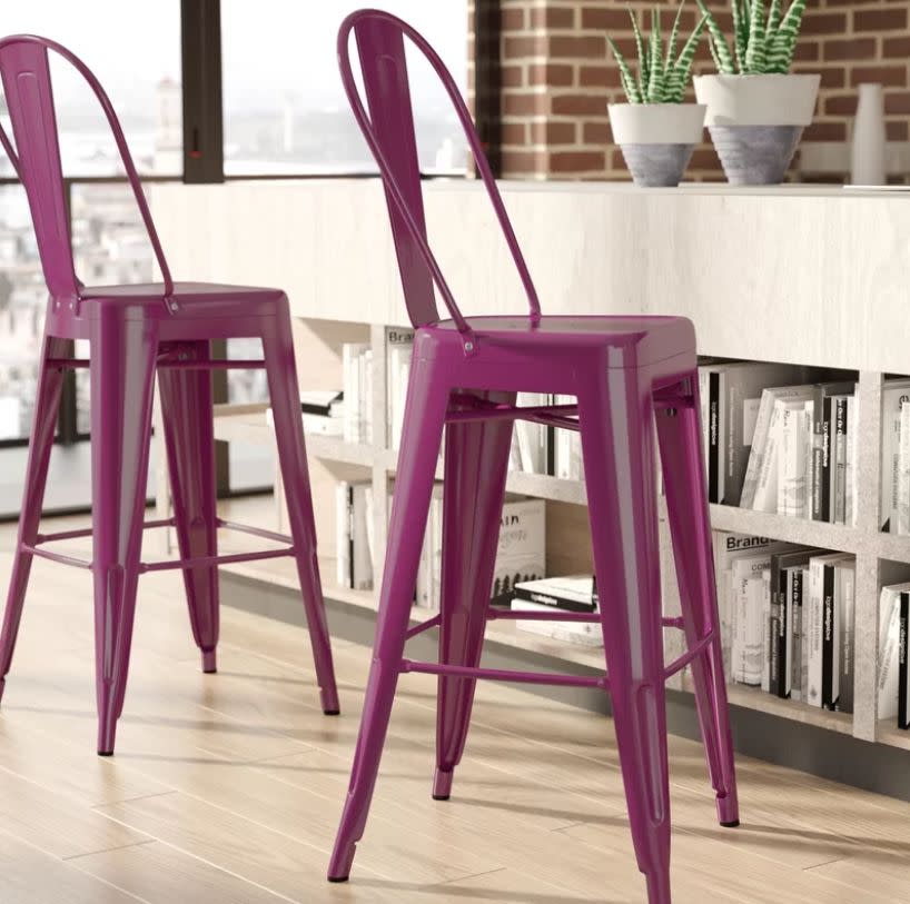 Normally $110, on sale for $42.<br />Get it <a href="https://www.wayfair.com/furniture/pdp/trent-austin-design-cercis-30-bar-stool-tadn6743.html?piid=19697259&amp;ds=138734" target="_blank" rel="noopener noreferrer">here</a>.&nbsp;