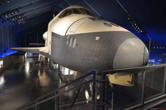 Space shuttle Enterprise relaunched on public display July 10, 2013 at the Intrepid Sea, Air and Space Museum in New York City.