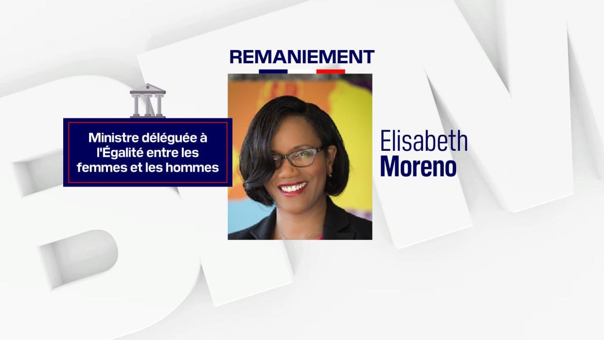 La nouvelle ministre de l'Égalité entre les femmes et les hommes, Elisabeth Moreno. - Capture d'écran BFMTV