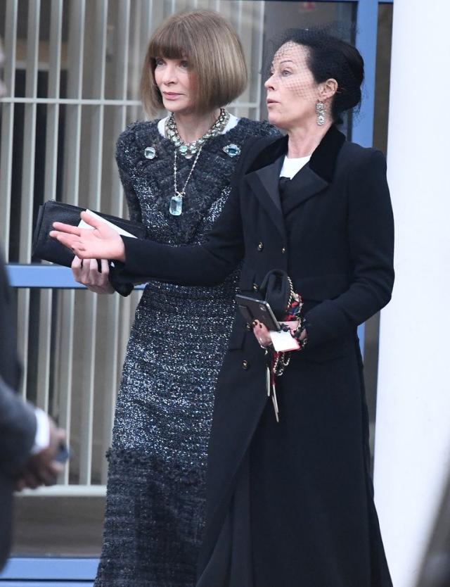 Photo : Anna Wintour et Karl Lagerfeld - Inauguration de la