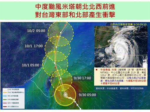 米塔衝擊東北部易致災、淹水區曝光