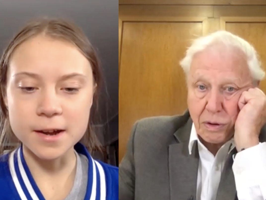 greta thunberg david attenborough