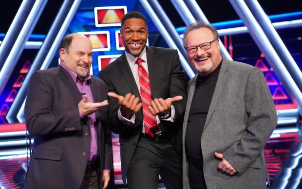 Jason Alexander, Michael Strahan, Wayne Knight<p>ABC/Christopher Willard</p>