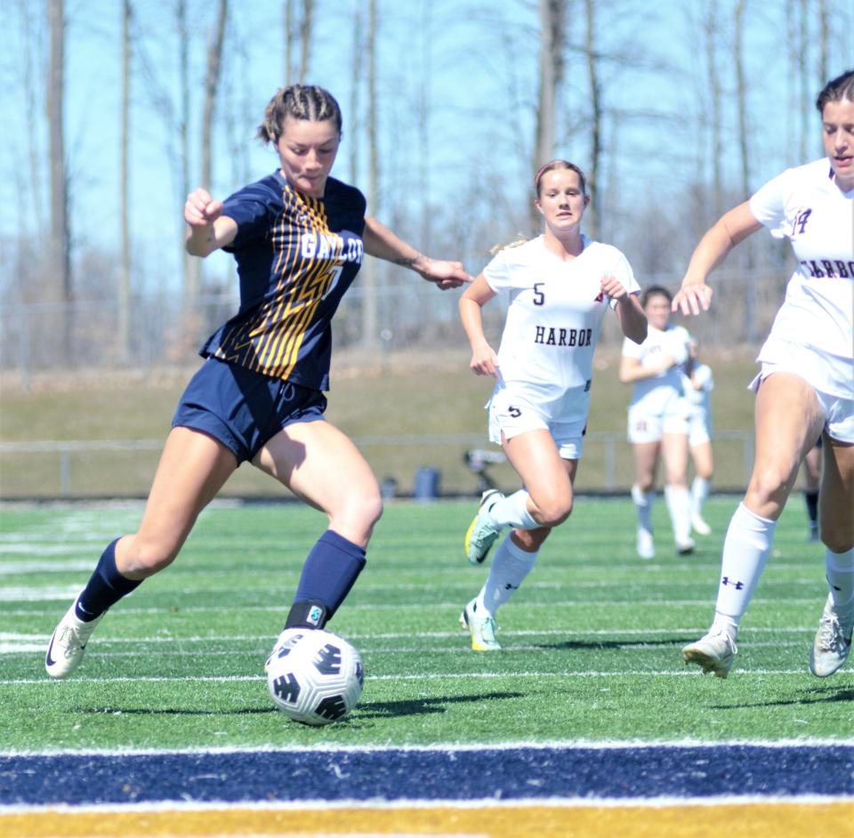 Gaylord girls soccer started the 2024 season on Saturday, April 6 as the Blue Devils hosted the Harbor Springs Rams, battling to a 3-3 tie.