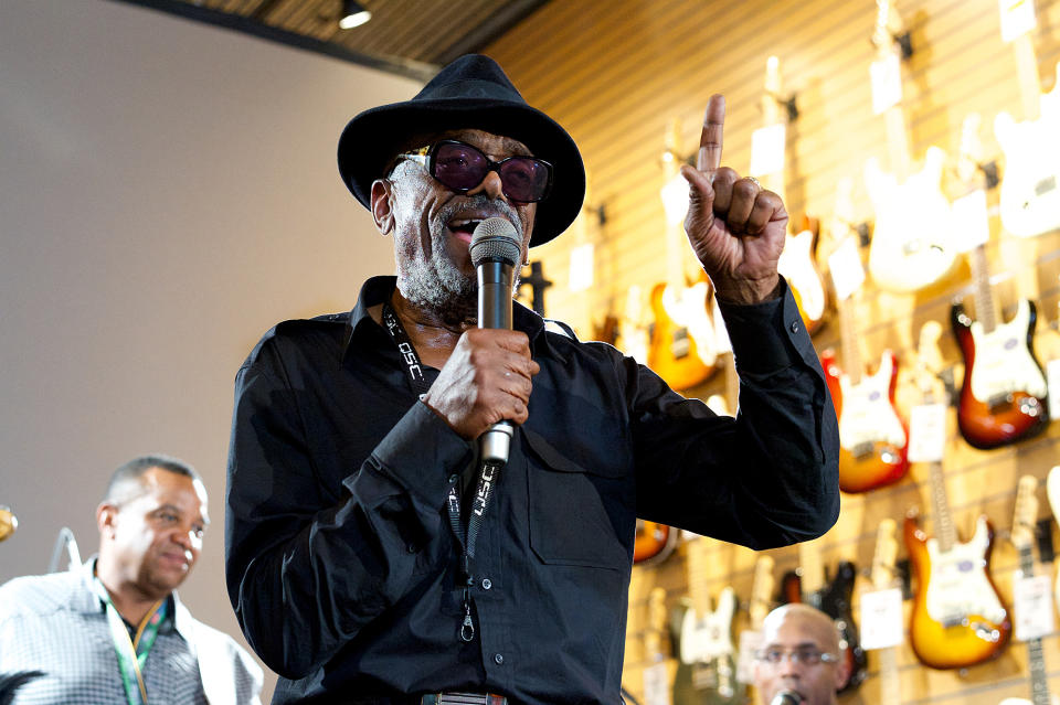 <p>Leon Ware was a R&B producer, songwriter, and recording artist who worked with artists ranging from Marvin Gaye to Maxwell. He died Feb. 23 at the age of 77.<br> (Photo: Earl Gibson III/WireImage) </p>