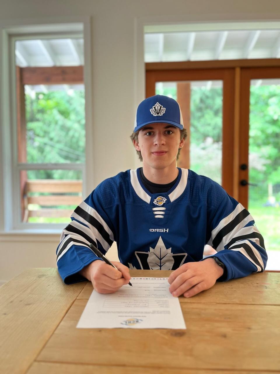 Eli McKamey, 15, will be the BCHL's first exceptional status player. 