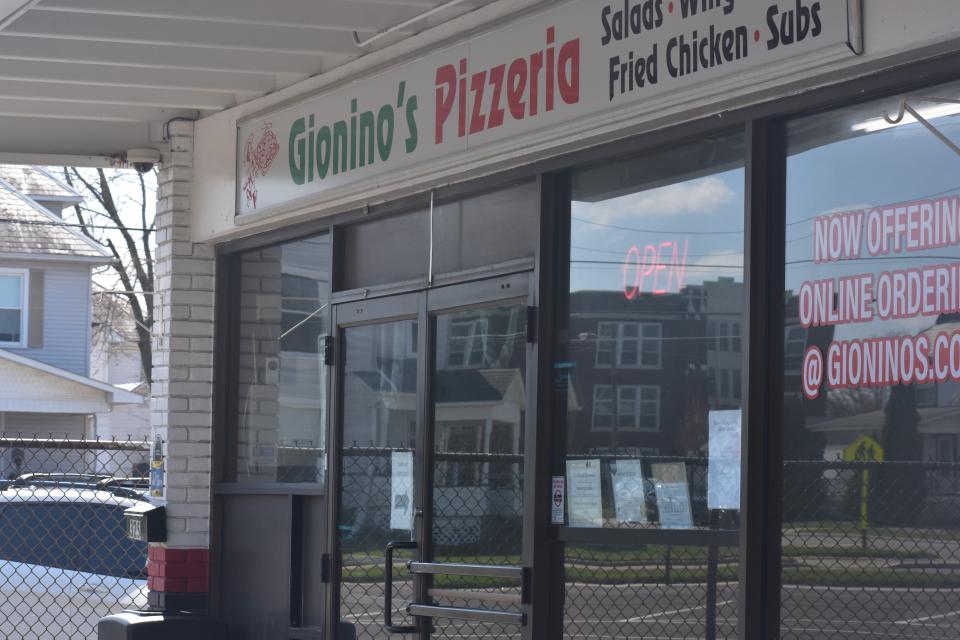 Gionino's Pizzeria is located at 325 S. Lane St., Bucyrus. Gionino’s introduced foldovers that can be ordered with up to five toppings and a variety of side sauces.