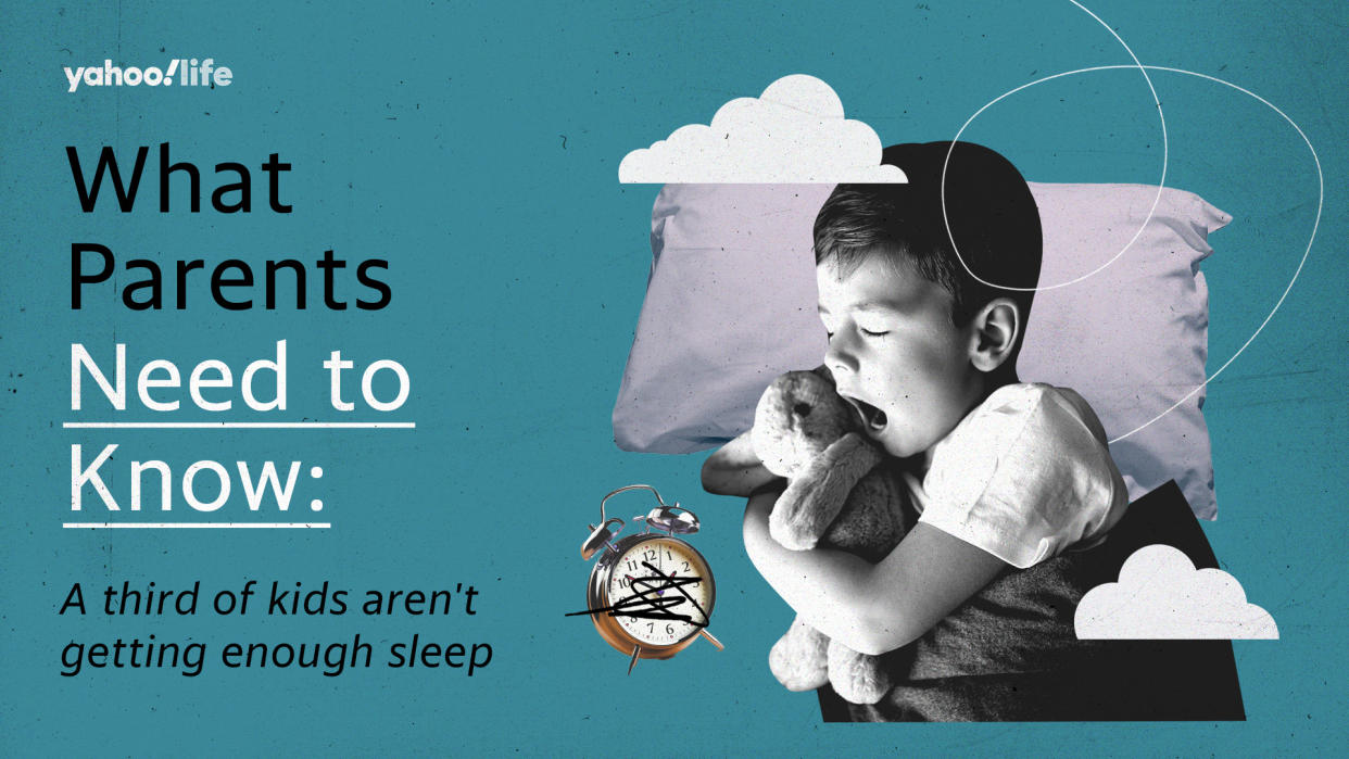 A new study finds. that many kids aren't getting enough sleep. Experts share why that's an issue, and what parents can do. (Photo: Getty; designed by Quinn Lemmers)