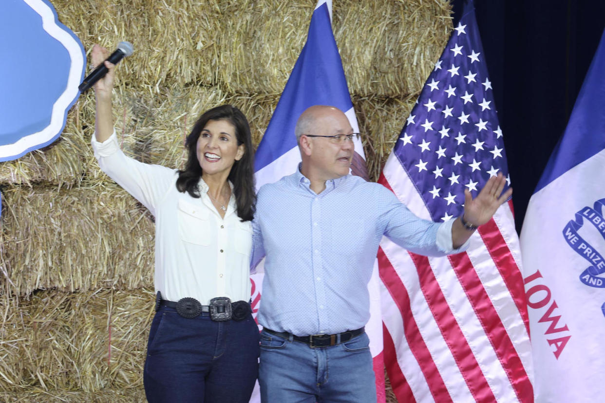 Joni Ernst's Roast And Ride (Scott Olson / Getty Images)