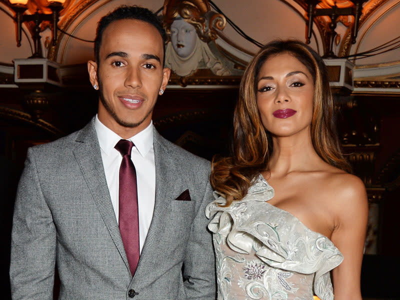 LEWIS HAMILTON UND NICOLE SCHERZINGER