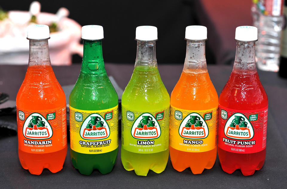 <a href="http://www.seriouseats.com/2014/06/best-mexican-soda-brands-jarritos-mudet-lift-sol-topo-sabores-sangria-best-flavor-of-pop.html" target="_blank">The number-one selling Mexican soda</a> in the U.S. is made from&nbsp;<a href="http://jarritos.com/#/stories/mandarin-groves" target="_blank">fruit sourced</a>&nbsp;on private Mexican plantations.