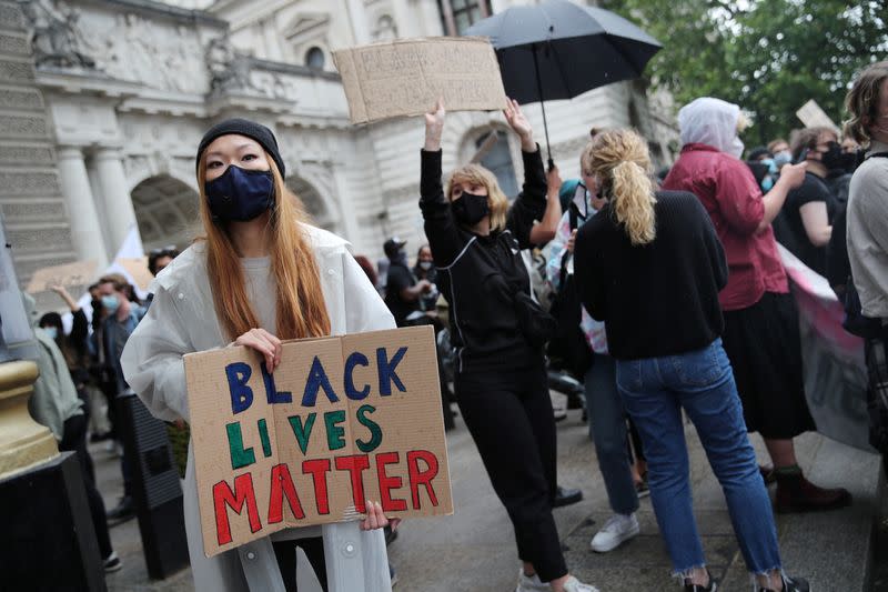 Protest against the death of George Floyd, in London