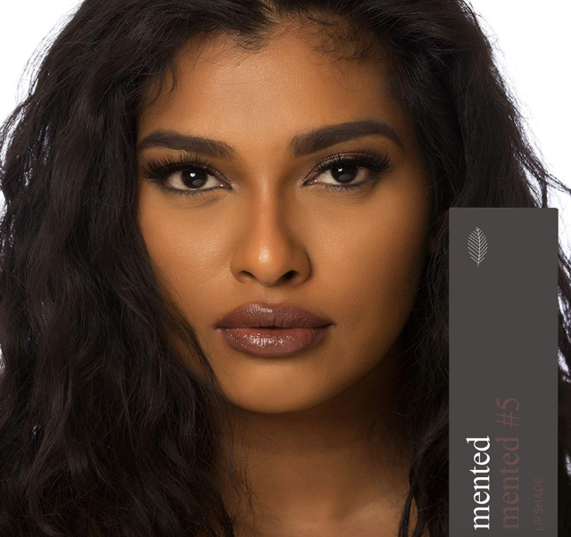 These are three nude lipstick shades perfect for darker skin
