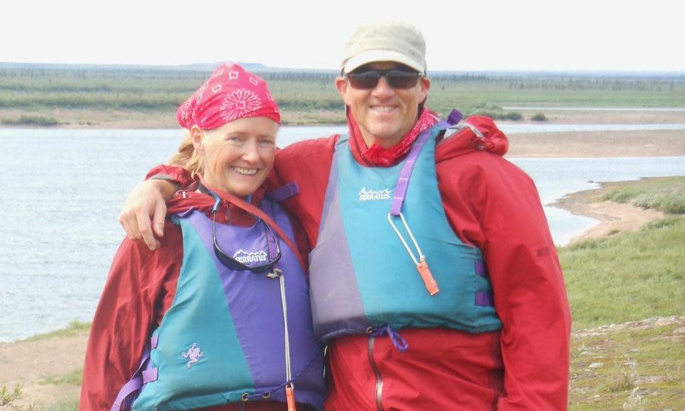 Jenny Gusse and Doug Inglis were on a weeklong trek in Banff national park. Photograph: Ron Teather