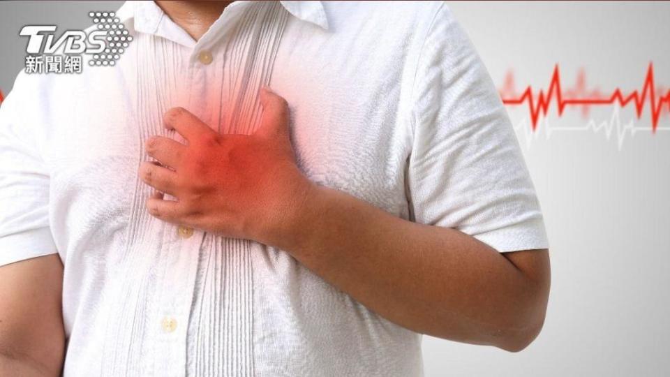 主動脈剝離有90%患者會出現劇烈胸痛。（示意圖，非當事人／shutterstock達志影像）