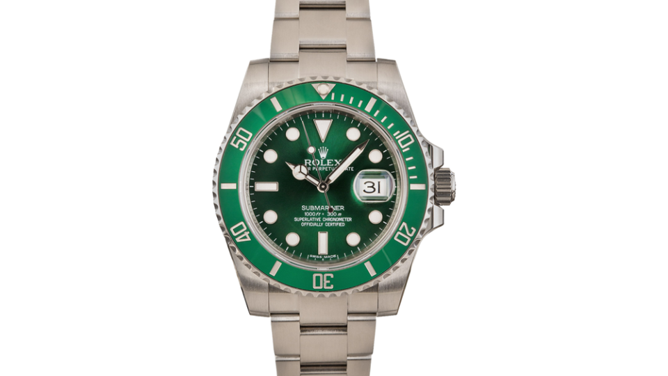 Rolex “Hulk” Submariner Ref. 116610LV - Credit: Bob's Watches