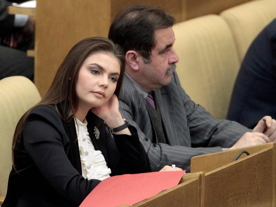 Alina Kabaeva at parliament.