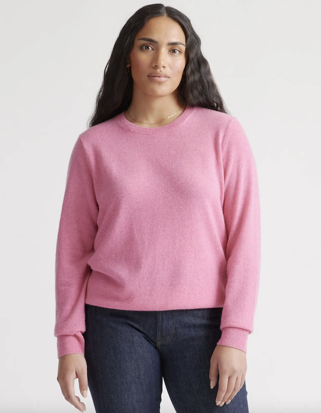 These $50 Cashmere Sweaters With Near-Perfect Ratings Now Come in Pink,  Light Blue & More Colors for Spring