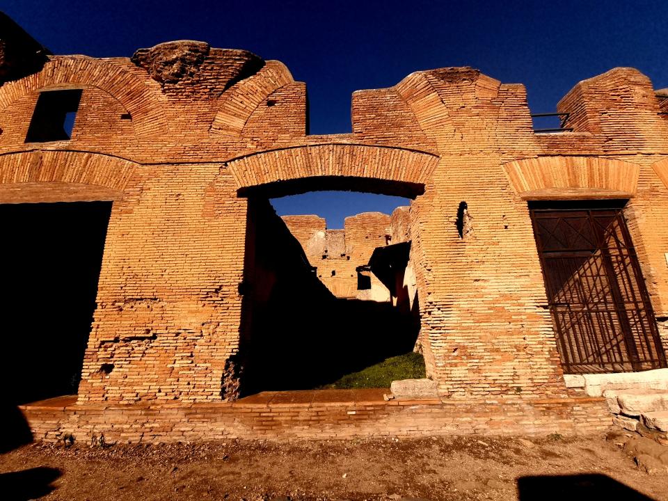 house of diana site in ostia antica outside of rome