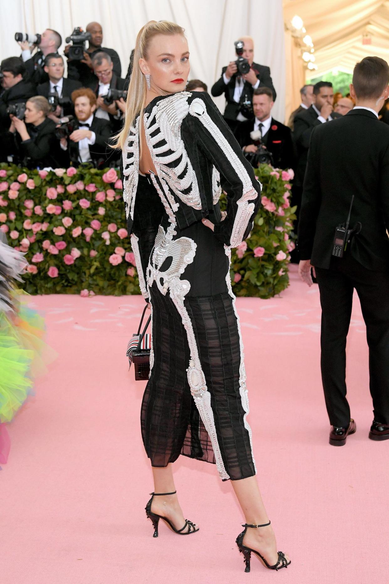 Caroline Trentini attends The 2019 Met Gala Celebrating Camp: Notes on Fashion at Metropolitan Museum of Art on May 06, 2019 in New York City.