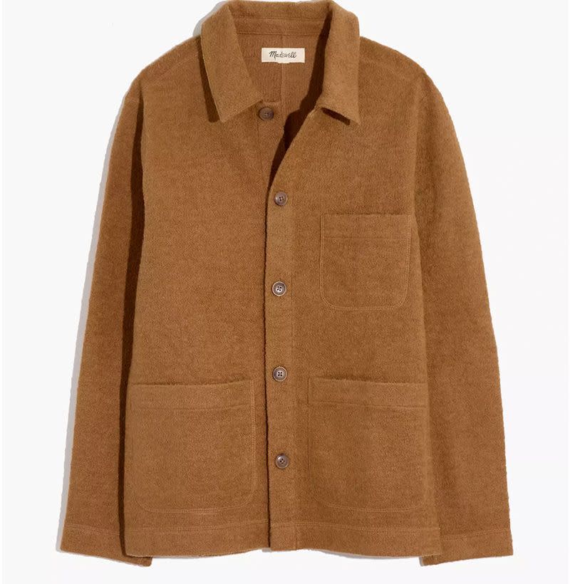 Boiled Wool Chore Jacket