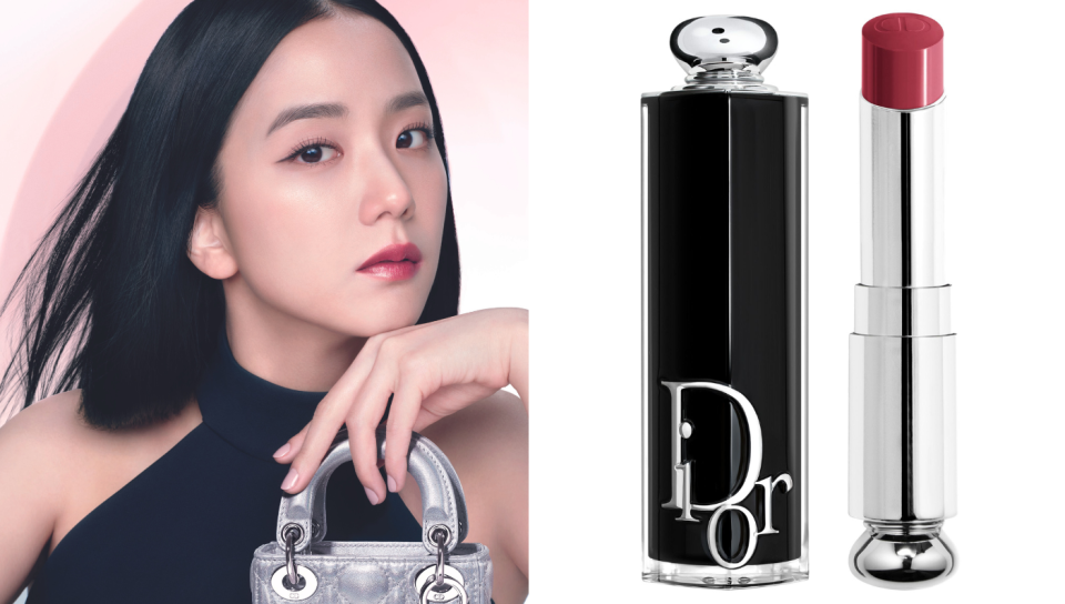 Blackpink's Jisoo wearing the latest Dior Addict shade from Dior Beauty's range. (PHOTO: Dior Beauty)