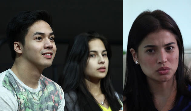 Sam Concepcion with Jasmine Curtis-Smith and Anne Curtis (File photos, NPPA Images)