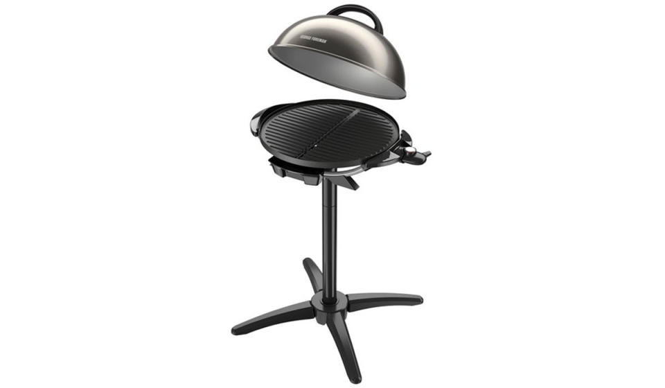 The George Foreman grill has a removable stand. (Photo: Walmart)