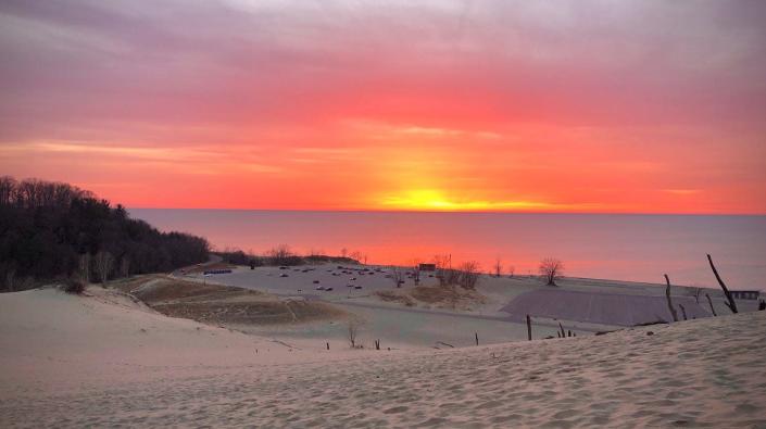 Warren Dunes state park.