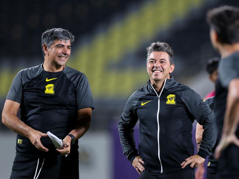 Los ex-River Marcelo Gallardo y Matías Biscay encabezan el flamante cuerpo técnico de Al Ittihad de Arabia Saudita