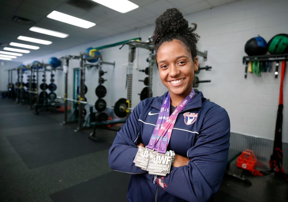 DeLand weightlifter Mia Rhodes in DeLand, Thursday, June 23, 2022