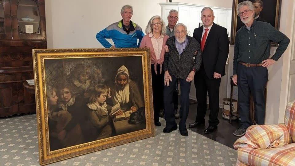 The FBI returned the painting to the family of Dr. Earl Leroy Wood earlier this month. - FBI Salt Lake City