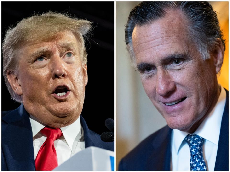 Trump and Romney