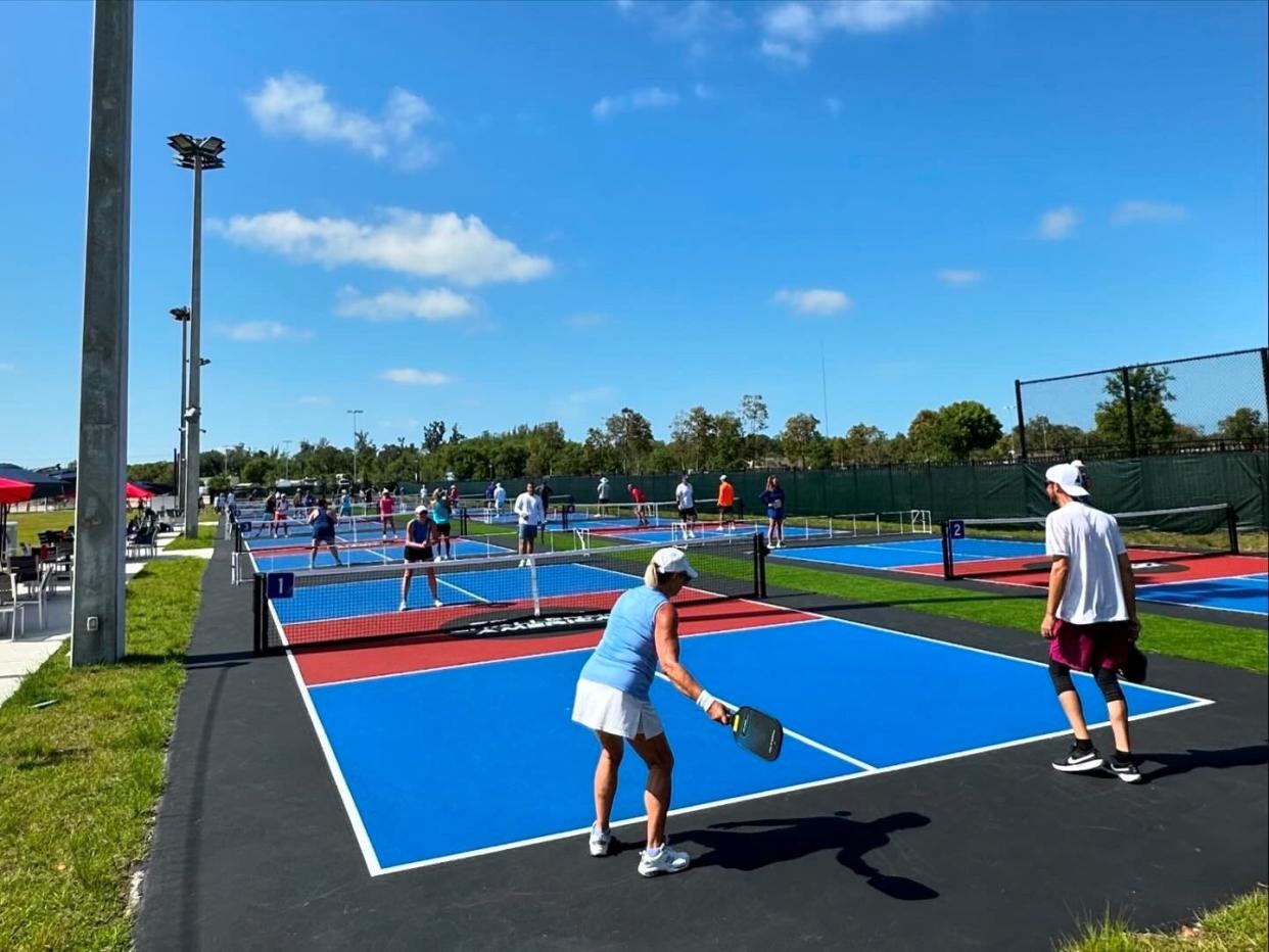 Pickleball courts will be part of the Village of Estero's planned entertainment and restaurant center off Williams Road near Estero High School.