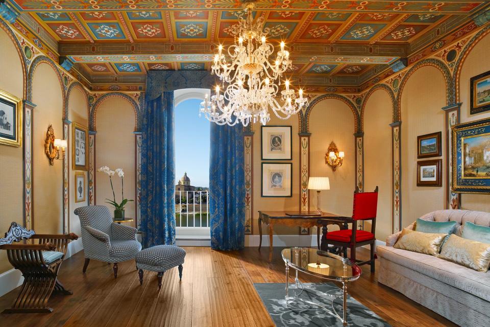 Royal Suite Gioconda Living Room at The St. Regis Florence