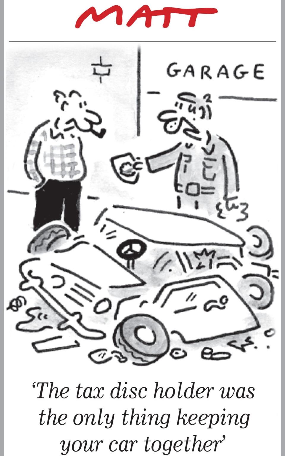 Matt cartoon: car tax