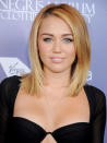 Miley before she shaved her head. (Photo by Gregg DeGuire/WireImage)