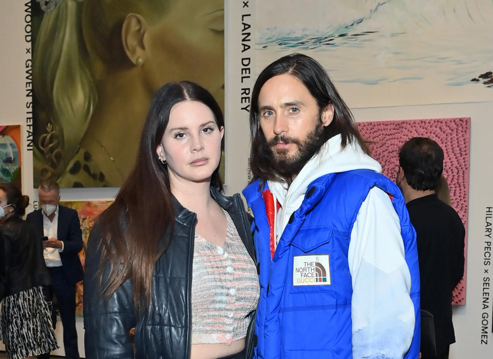 Lana Del Rey and Jared Leto - Credit: Getty Images for Interscope Reco