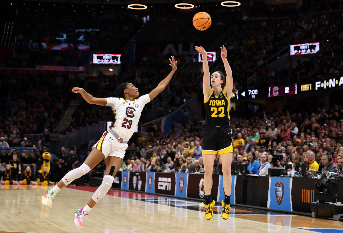 March Madness: Iowa star Caitlin Clark breaks NCAA Tournament scoring record in title game against South Carolina