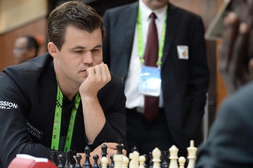 Magnus Carlsen, from Norway, is the current world No 1 chess champion (Arun Sankar / AFP via Getty Images)
